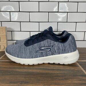 Skechers GO WALK Joy Womens Size 9 Shoes Navy White Athletic Lace Up Sneakers
